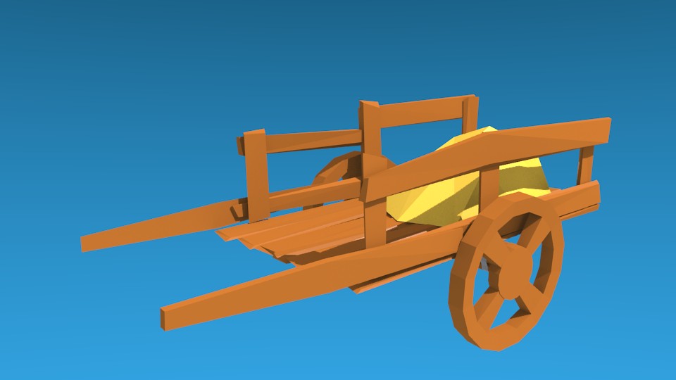Wood Cart preview image 1